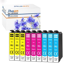 Jhaan 604XL Printer Cartridges Compatible with 604 604XL Cartridges for Expression Home XP-4200 XP-3200 XP-3205 XP-2200