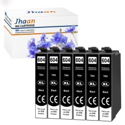 Jhaan 604XL Printer Cartridges Compatible with 604 604XL Cartridges for Expression Home XP-4200 XP-3200 XP-3205 XP-2200