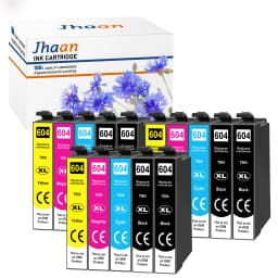 Jhaan 604XL Printer Cartridges Compatible with 604 604XL Cartridges for Expression Home XP-4200 XP-3200 XP-3205 XP-2200