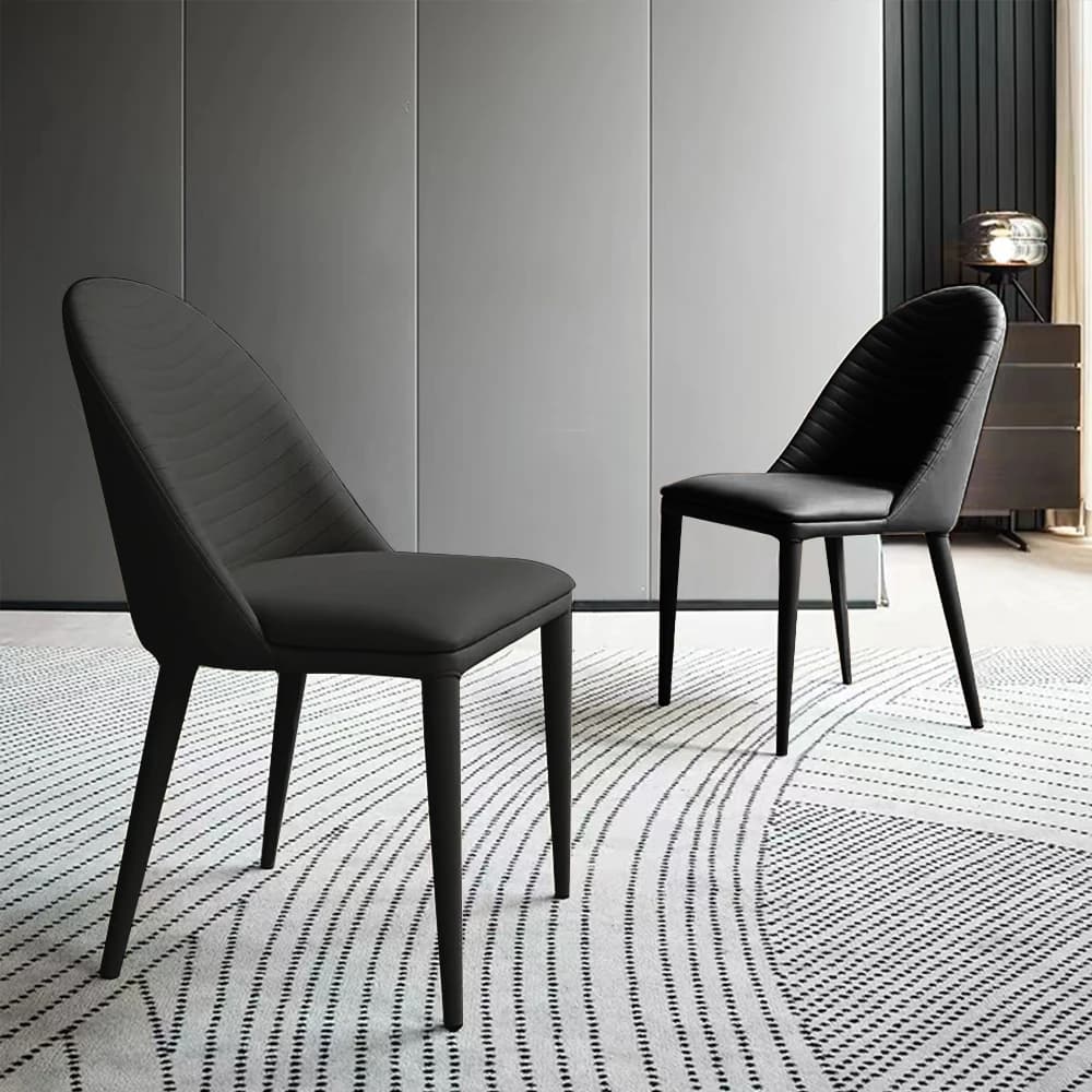 2PCS of A set Modern Nordic Dining Chair Designer Kitchen Kitchen Lounge Dining Chair Home Furniture Minimalistischen Home