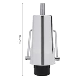 Barber Chair Hydraulic Pump Barber Chair Barber Salon Barber Chair Pump 4 Screw Sampling Pump 11cm Adjustable 440 Lbs, Silver