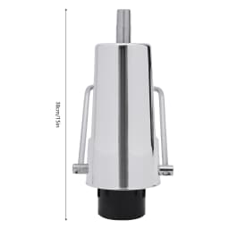 Barber Chair Hydraulic Pump Barber Chair Barber Salon Barber Chair Pump 4 Screw Sampling Pump 11cm Adjustable 440 Lbs, Silver