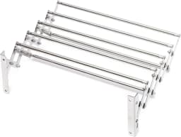 Wall Mounted Clothes Drying Rack Shelf Folding Dryer Hanger For Laundry Room Expandable Folding Clothes Drying Towel Rack