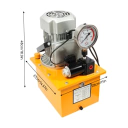750W 70MPa Electric Hydraulic Pump 10000 PSI Pedal Solenoid Valve Control Adjustable Hydraulic Oil Station High Pressure Pump