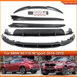 For BMW BMW X6 F16 F86 X6M 2014 2015 2016 2017 2018 2019 M Performance Style Areo Body Kit Gloss BLK