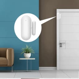 Wireless Door and Window Magnetic Sensor EV1527 Coding Mode RF 433MHz Suitable for Home Security Alarm System Burglar Alarm
