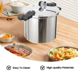 22L 90Kpa Aluminum Alloy Explosion-Proof Pressure Cooker Modern Pressure Pot with Lid 32cm Kitchen Cooking Appliance