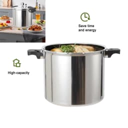 22L 90Kpa Aluminum Alloy Explosion-Proof Pressure Cooker Modern Pressure Pot with Lid 32cm Kitchen Cooking Appliance