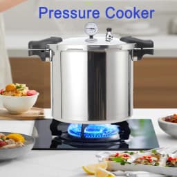 22L 90Kpa Aluminum Alloy Explosion-Proof Pressure Cooker Modern Pressure Pot with Lid 32cm Kitchen Cooking Appliance