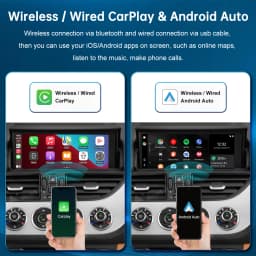 Road Top Wireless CarPlay Module For BMW Z4 E89 CIC EVO System 2009-2018,with Android Auto Airplay Mirror Link Car Play Function