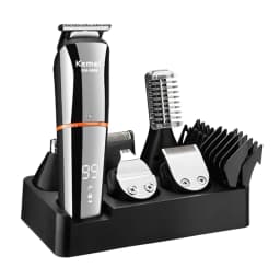 Kemei 5898 Digital Display 5 in 1 Hair Trimmer for Men Eyebrow Beard Trimmer Electric Hair Clipper Grooming Kit Haircut