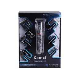 Kemei 5898 Digital Display 5 in 1 Hair Trimmer for Men Eyebrow Beard Trimmer Electric Hair Clipper Grooming Kit Haircut
