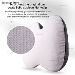Cushion Non Slip Orthopedic Memory Foam Prostate Cushion for Tailbone Sciaticaback Pain Relief Comfort Chair Car Seat