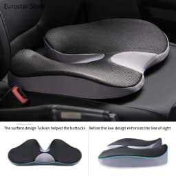 Cushion Non Slip Orthopedic Memory Foam Prostate Cushion for Tailbone Sciaticaback Pain Relief Comfort Chair Car Seat