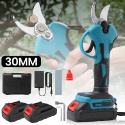 30MM Electric Brushless Pruning Shears Cordless Electric Pruning Battery Powered Tree Branch Pruner Electric Garden Scissors