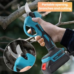 30MM Electric Brushless Pruning Shears Cordless Electric Pruning Battery Powered Tree Branch Pruner Electric Garden Scissors