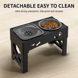 Raised Dog Bowl Stand for Cats and Dogs Pet Feeder Bowls Double Feeder High Stand for Small Medium and Large Dogs Cats
