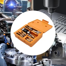 Drill Head Set MK2 M10 Diameter 50 mm Drill Head Set W|9 Pieces Boring Rods W|Storage Box F1-12 50 mm for Milling Machine Drills