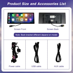 12.3" Ultra Thin Screen For BMW 5 Series E60 E61 3 Series E90 E91 E92 E93 CCC/CIC Wireless Carplay Car Multimedia Monitor Radio