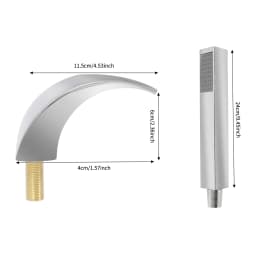 Waterfal Faucet set,Hand Spray,Bathtub Tap,bathroom and kitchen Faucet,Silver,Faucet Tap For Baths