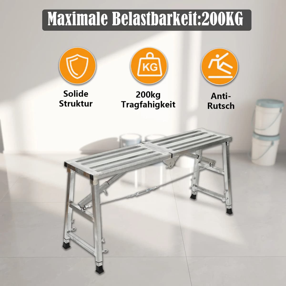 Folding Horse Stool Scaffolding Multifunctional Horse Stool Folding Lifting Decoration Special Thickening Shelf Construction Engineering Ladder