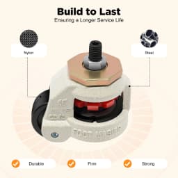 4Pcs Leveling Casters W/ 360 Degree Swivel Heavy Duty for Industry Equipment Workbench Shelves GD-60S
