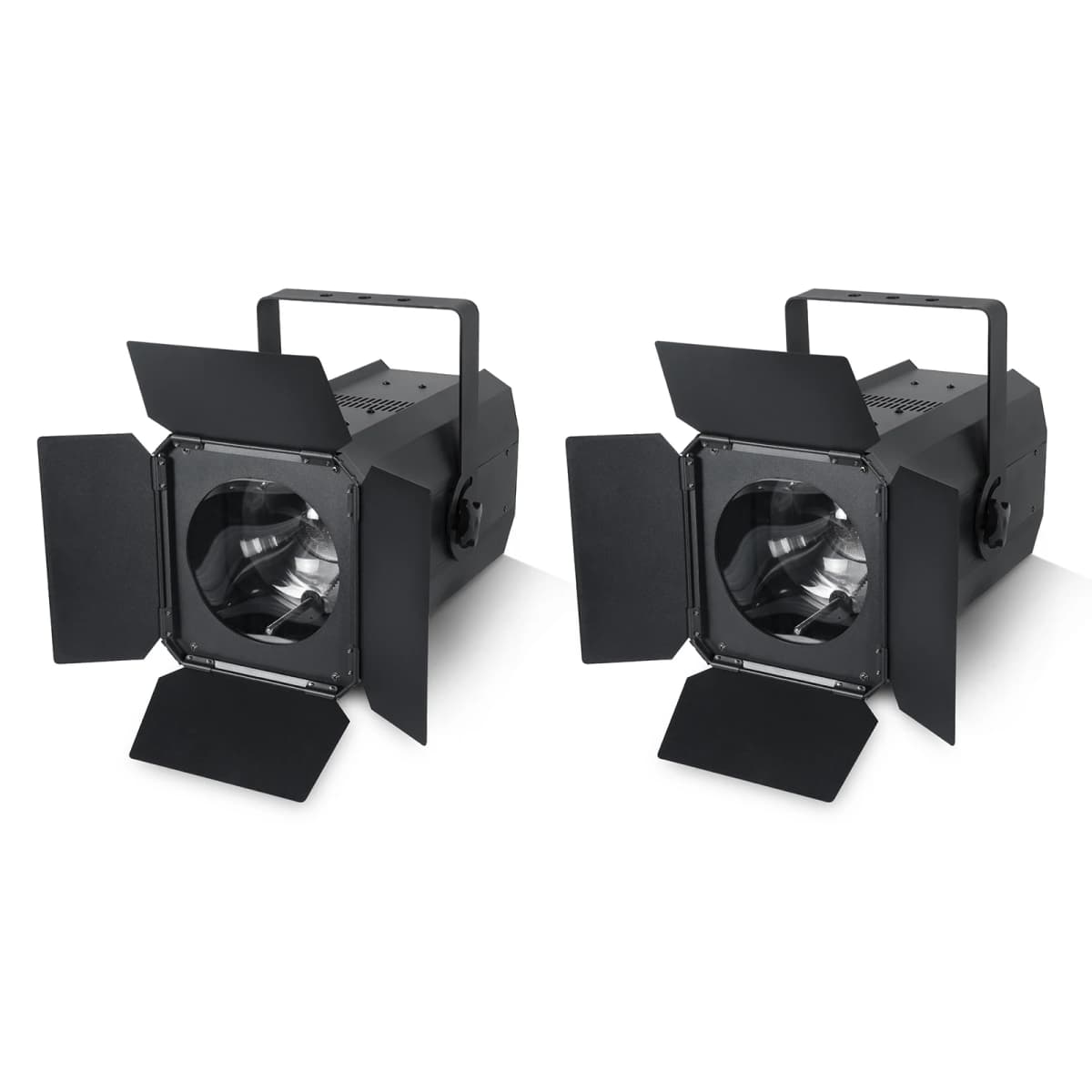 U'King 2PCS 200W LED COB Par Light With Barn Doors Linear Zoom Stage Light DMX Focusing Face Light for DJ Disco Concert Party