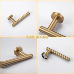 304 Stainless Steel Bathroom Accessories 1 Piece Matte Black Toilet Paper Holder Wall Mounted Tissue Roll Hanger bathroom