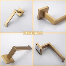 304 Stainless Steel Bathroom Accessories 1 Piece Matte Black Toilet Paper Holder Wall Mounted Tissue Roll Hanger bathroom
