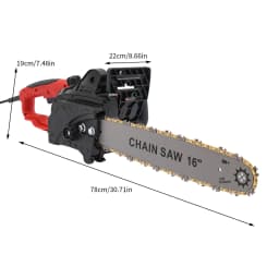 Electric Chainsaw 2000W 220V Powerful Chainsaw Electric 40.5cm Sword Length Motor Wired Chainsaw Electric Quiet and Light 800r/m
