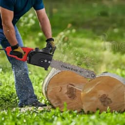Electric Chainsaw 2000W 220V Powerful Chainsaw Electric 40.5cm Sword Length Motor Wired Chainsaw Electric Quiet and Light 800r/m