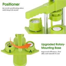 Button Maker Machine, 32mm Installation-Free DIY Pin Button Maker Press Machine Kit