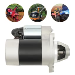 Starter Motor 1KW 12V Electric Starter Compatible with 170F/173F/178F/186F/188F Single Cylinder Air Cooled Small Cultivator Part for Diesel Engine