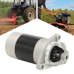 Starter Motor 1KW 12V Electric Starter Compatible with 170F/173F/178F/186F/188F Single Cylinder Air Cooled Small Cultivator Part for Diesel Engine