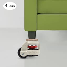 4Pcs Durable Retractable Leveling Casters Wheel W/ 360 Degree Swivel Heavy Duty Industrial Machine Swivel Caster