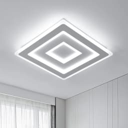 White LED Modern Square Ceiling Lamp,42W Acrylic LED Ceiling Light for Bedroom,Living Room,Hallway,Bathroom ,Kitchen