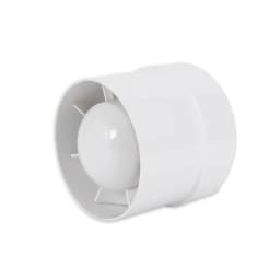 100mm ABS Plastic Pipe Fan Pipe Insertion Exhaust Fan Quiet 2400 Rpm For Air Extraction In Offices Toilets Kitchen Bathroom