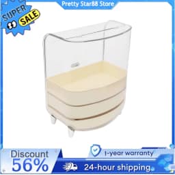 Rust-Resistant Large Makeup Organizer Cosmetics Skincare Organizers with Lid and Drawers for Dressing Table/Bedroom/Bathroom
