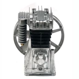 3HP 2.2kW Piston Style Air Compressor Pump Twin Cylinder Head Motor Oil Lubricated +Silencer