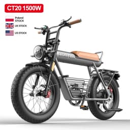 Coswheel Electric Bike CT20 1500W 48V 25AH Motorcycle 20Inch Fatbike Ebike Mountain bike Bikes Adult Electric Bicycle Free VAT