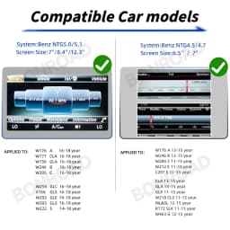 Wireless CarPlay Adapter Android Auto Module For Benz For C GLC W205 A CLA GLA B E GLE CLS NTG 4.5&NTG5.0 With Bluetooth