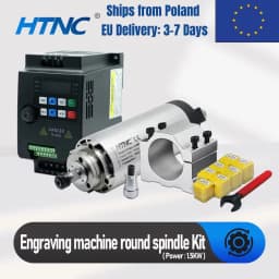 Hot Sell 1.5KW CNC Spindle Motor 110v / 220v ER11 1500W Round Spindle 24000RPM +1.5kw VFD 50/60hz + 80mm Spindle Bracket +Collet
