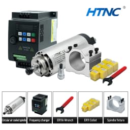 Hot Sell 1.5KW CNC Spindle Motor 110v / 220v ER11 1500W Round Spindle 24000RPM +1.5kw VFD 50/60hz + 80mm Spindle Bracket +Collet