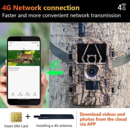 32GB outdoor hunting camera, 8K sensor camera, 60 million infrared hunting camera, wildlife camera, waterproof camera, WiFi APP