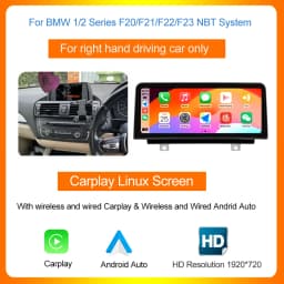 AUTOTOP 10.25" 1920*720 Wireless Carplay Multimedia for BMW F30 F31 F32 F33 F34 F35 F20 F21 F22 NBT Android Auto Car Radio GPS