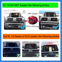 AUTOTOP 10.25" 1920*720 Wireless Carplay Multimedia for BMW F30 F31 F32 F33 F34 F35 F20 F21 F22 NBT Android Auto Car Radio GPS