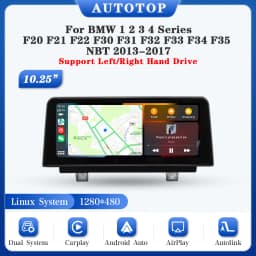 AUTOTOP 10.25" 1920*720 Wireless Carplay Multimedia for BMW F30 F31 F32 F33 F34 F35 F20 F21 F22 NBT Android Auto Car Radio GPS