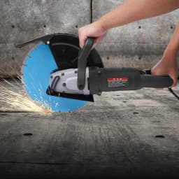 14 Inch Electric Disc Cutter 5800W Concrete Cut-Off Machine 355mm Circular Saw Blade 100mm Cuttung Depth w/ Water Pump
