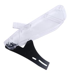 10/12 inches R-Shaped Table Saw Protective Cover with Graduation Knife | PC & Iron Integrated Molding Design for ≤30cm Saws