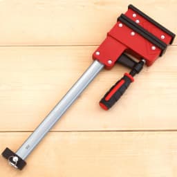 Heavy-duty Parallel F Clamps Bar Clamps 2pcs/set 400mm Length 95mm Throat Depth 700KG Clamp Force for Woodworking Metalworking